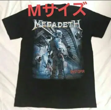밴드 티셔츠 MEGADETH 메가데스 DYSTOPIA M 사이즈