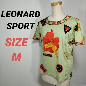 LEONARD SPORT 레오나르 꽃무늬 티셔츠 하이비스커스 여성용