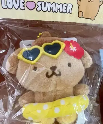 올리브영 산리오 콜라보 폼폼푸딩 봉제 인형 키링
