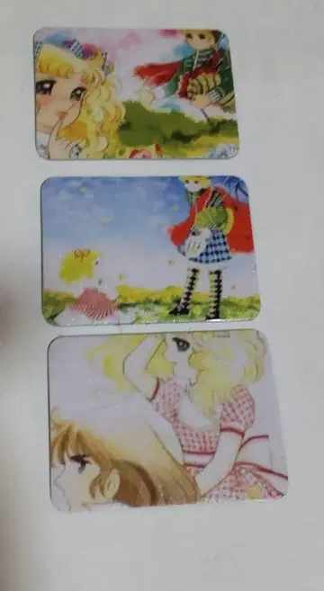 약 7.5cm 5.5cm의 마그넷, 3개