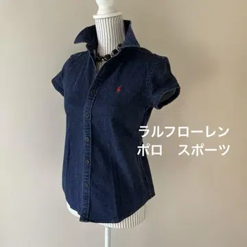 폴로 스포츠 랄프 로렌 데님 블라우스 여성용 M