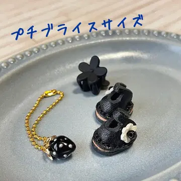 미니 브라이스 꽃 샌들 블랙3