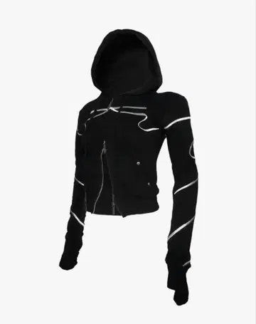 THEREDTHREAD S embroidery ribbon hoodie
