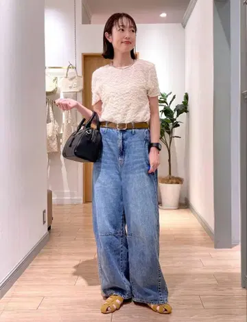 LOWRYS FARM 이지 배럴 데님 팬츠 289799