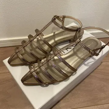 히미코 샌들 골드 24cm