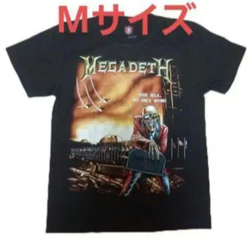 밴드 티셔츠 MEGADETH 메가데스 M 사이즈