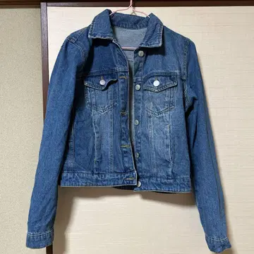 데님 자켓 M 사이즈 100% 코튼
