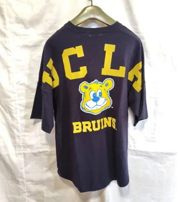 레어 [ UCLA ] 샘플/티셔츠/양면 프린트/NVY/F