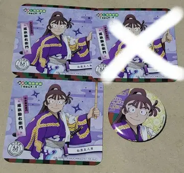 닌타마 란타로 극락탕 가부키 코스터 오하마 칸에몽 캔뱃지