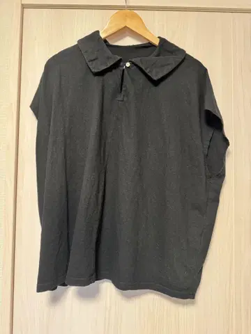 nest Robe 블랙 피케 셔츠 UPCYCLELINO