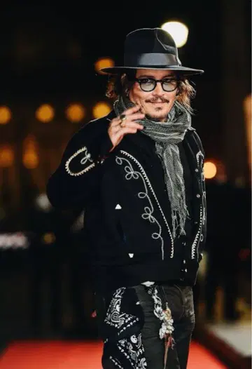 조니 뎁 애용 스컬 반다나 Johnny Depp