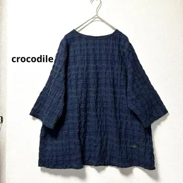 crocodile 코튼 풀오버 로고