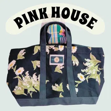 PINK HOUSE 핑크하우스 꽃무늬 토트백 갈아입을 옷 마더백