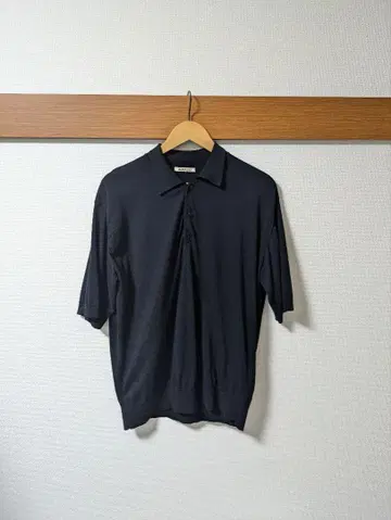 SUPER HIGH GAUGE COTTON KNIT POLO