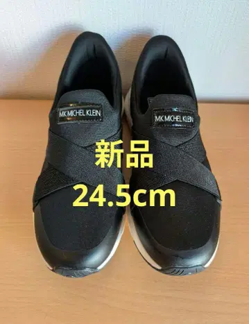 [ 새상품 ] MK MICHEL KLEIN 슬립온 블랙 24.5cm