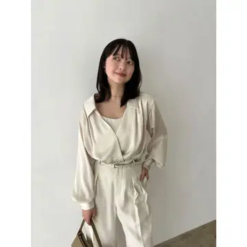 anuans 어앙스 캐미 레이어드 캐시미어 블라우스