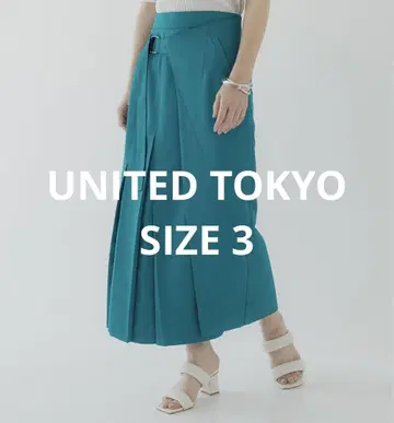 [ UNITED TOKYO ] 린넨 라이크 스커트 / 워셔블