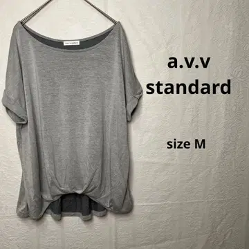 아베베 a.v.v standard 티셔츠 그레이 M 사이즈 새상품급