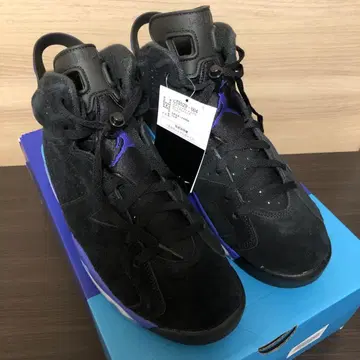 Air Jordan 6 Retro 블랙/블루 9.5