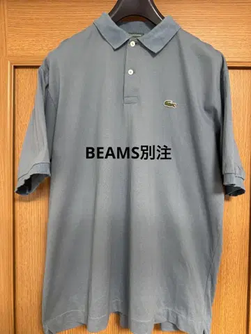 BEAMS 별주 LACOSTE 숏 슬리브 피케 셔츠 사이즈 4