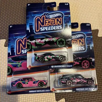 Hot Wheels Neon Speeders 3대 세트