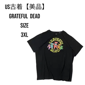 [새 상품급] GRATEFUL DEAD 공식 밴드 티셔츠 3XL 블랙