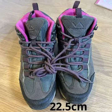 VISIONPEAKS 등산화 그레이/핑크 22.5cm