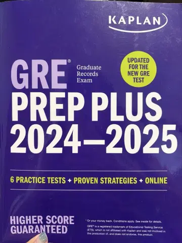 GRE Prep Plus 2024-2025