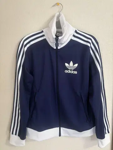 adidas 베켄바우어 트랙 재킷 저지 네이비