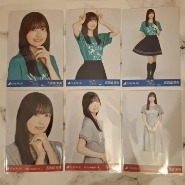 노기자카46 이오키 마오 미야기 T셔츠 맨투맨 6종 컴프 브로마이드