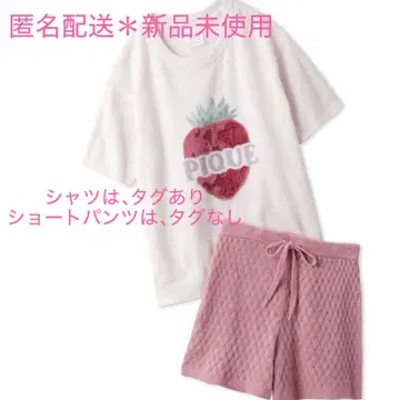 젤라피케 딸기 룸웨어 스트로베리 티셔츠 숏팬츠 익명