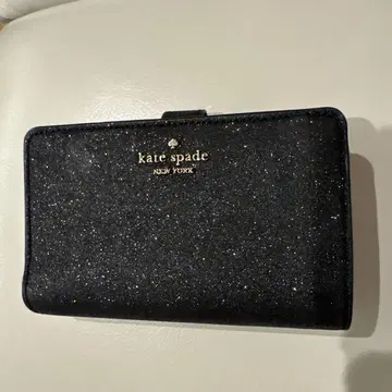 kate spade 블랙 글리터 반지갑