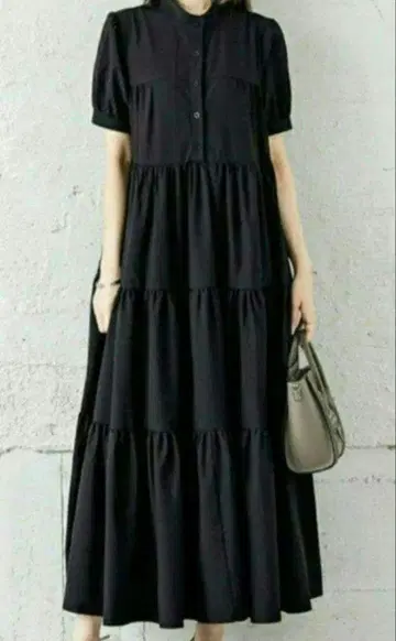 새상품 미사용 원피스 롱 원피스 반팔 M 사이즈
