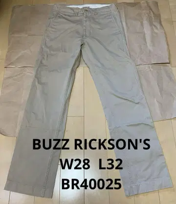 BUZZ RICKSON'S 버즈릭슨 치노 W28 L32 BR40025