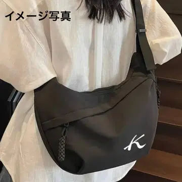 K 로고 블랙 바디백 새상품 미사용