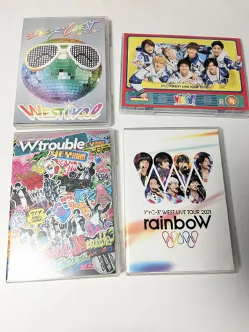 WEST. 일반ver 라이브 DVD 4개 세트 2018-2021