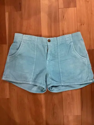 RHC, OP 콜라보 스카이블루 코듀로이 숏팬츠 XS 사이즈