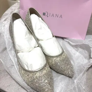DIANA 브라이덜 슈즈 골드 25.0cm
