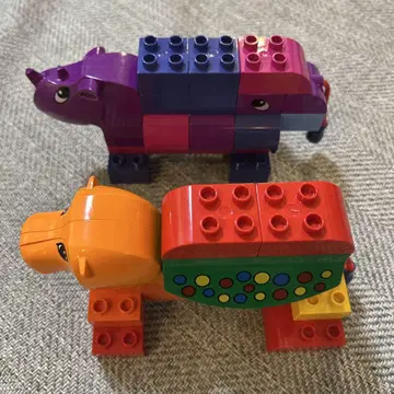 [ 단종 레어 ] LEGO 듀플로 Rhino and Lion 3514