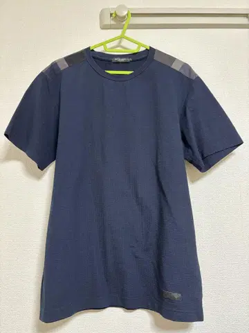 BLACK LABEL 네이비 T셔츠 M 남성용 크루넥