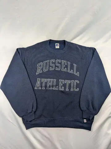 RUSSELL ATHLETIC 네이비 맨투맨 L USA
