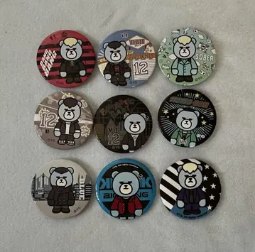 BIGBANG V.I 캔뱃지 KRUNK 9점