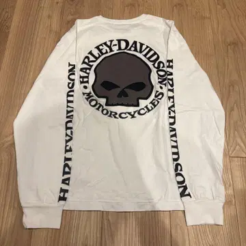 Harley-Davidson 스컬 로고 롱 슬리브 T셔츠