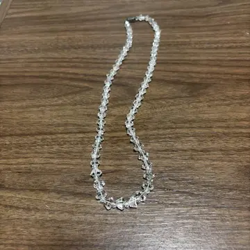 크리스탈 수정 목걸이
