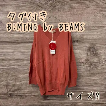 택 포함 B:MING by BEAMS 홀가먼트 V넥 풀오버