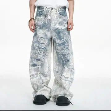 PEOPLESTYLE 청바지 BAGGY DENIM PANTS 팬츠