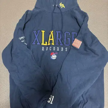XLARGE 네이비 후드티 M 사이즈