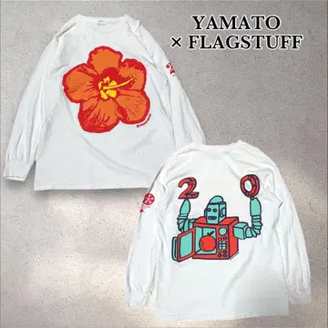 YAMATO x FLAGSTUFF ORANGE RANGE 복각 L/S T
