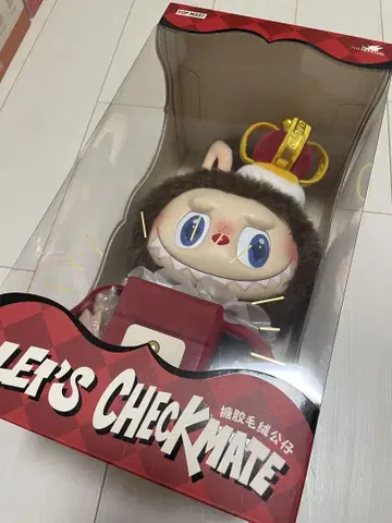 POP MART LABUBU LET'S CHECK MATE 봉제 인형