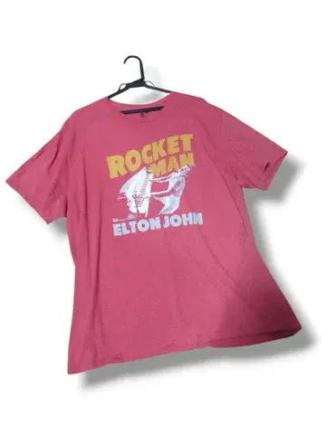 ROCKET MAN ELTON JOHN T셔츠 여성용/남성용 XL